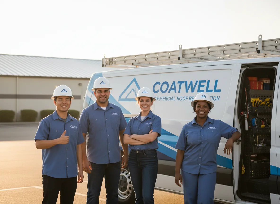 Commercial roof coating company in Effie, LA